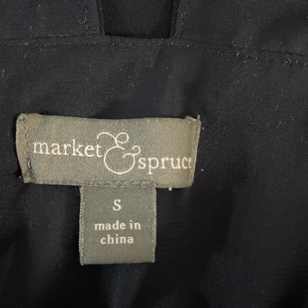 EUC lined, navy blue dress - Picture 3 of 4
